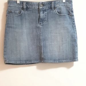 J.Crew Denim Mini Skirt, Sz 6